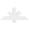 Ekena Millwork Redmond Architectural Grade PVC Gable Bracket, 36"W x 16 1/2"H x 4"D x 4"F, 11/12 Pitch GBP036X17X0404RED00 - alternate 4